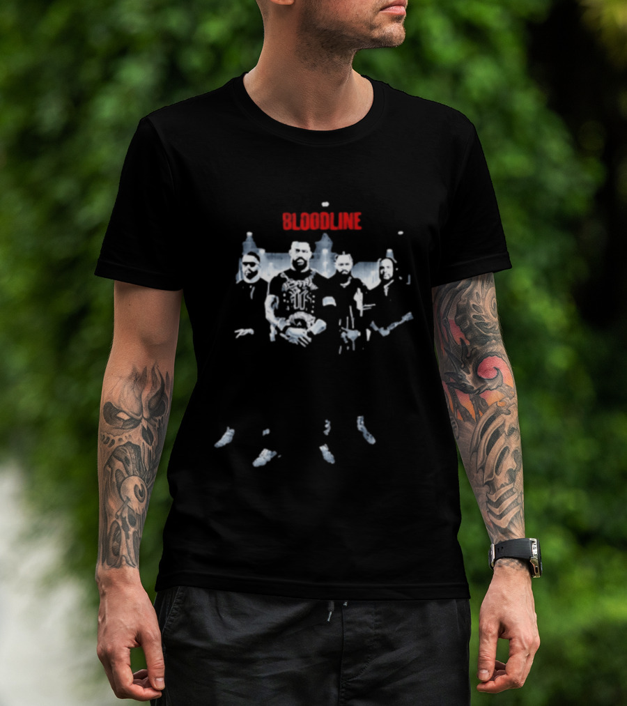 Bloodline WWE 2026 Roman Reigns And Family Photo T-Shirt