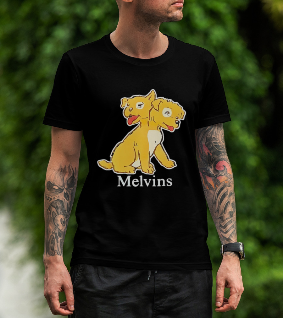 Melvins Two Headed Dog Cartoon T-Shirt