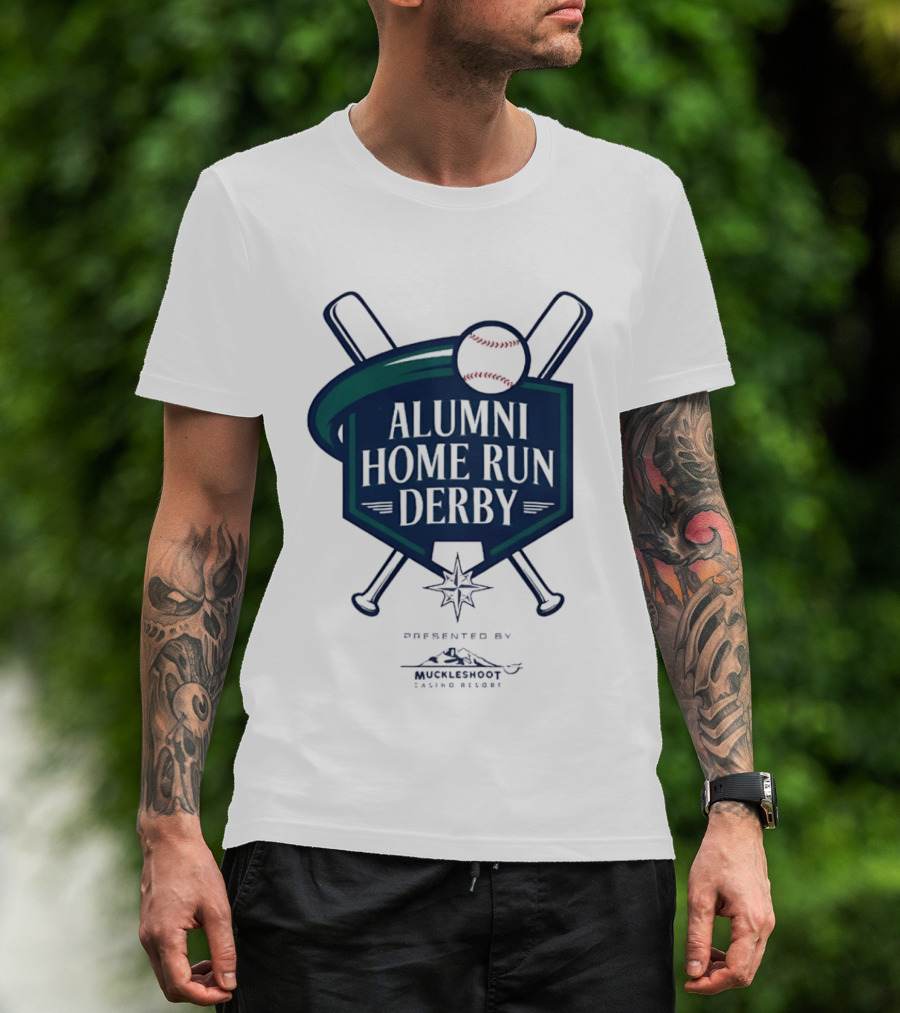 Alumni Home Run Derby Presented By Muckleshoot Casino Resort 2026 Baseball Event T-Shirt