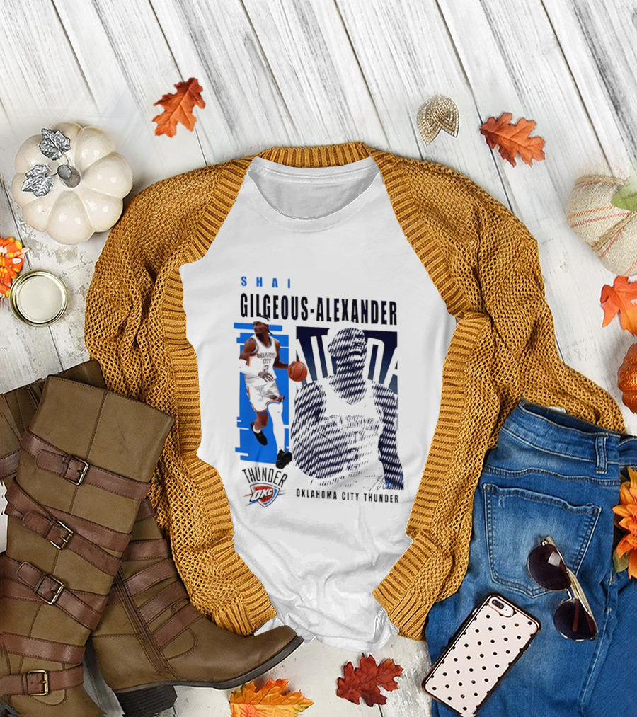 Shai Gilgeous Alexander Oklahoma City Thunder Basketball Highlights T-Shirt