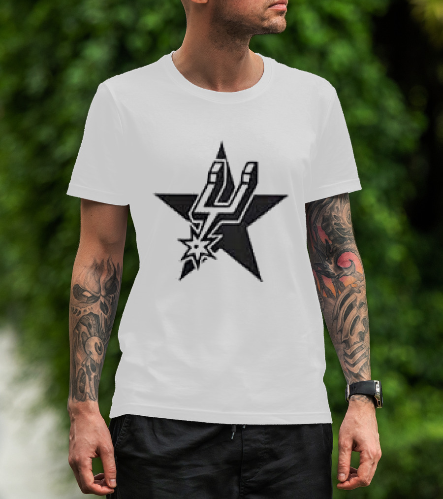 San Antonio Spurs Star NBA Team T-Shirt