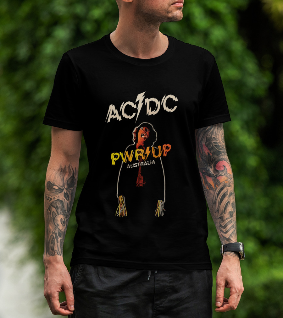 ACDC Powerage PWR UP Australia 2025 Tour T-Shirt
