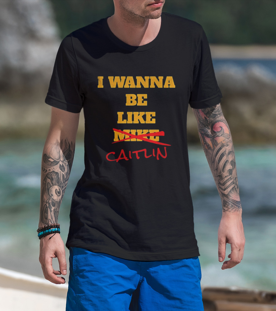 I Wanna Be Like Caitlin Clark Indiana Fever WNBA Basketball 2025 T-Shirt