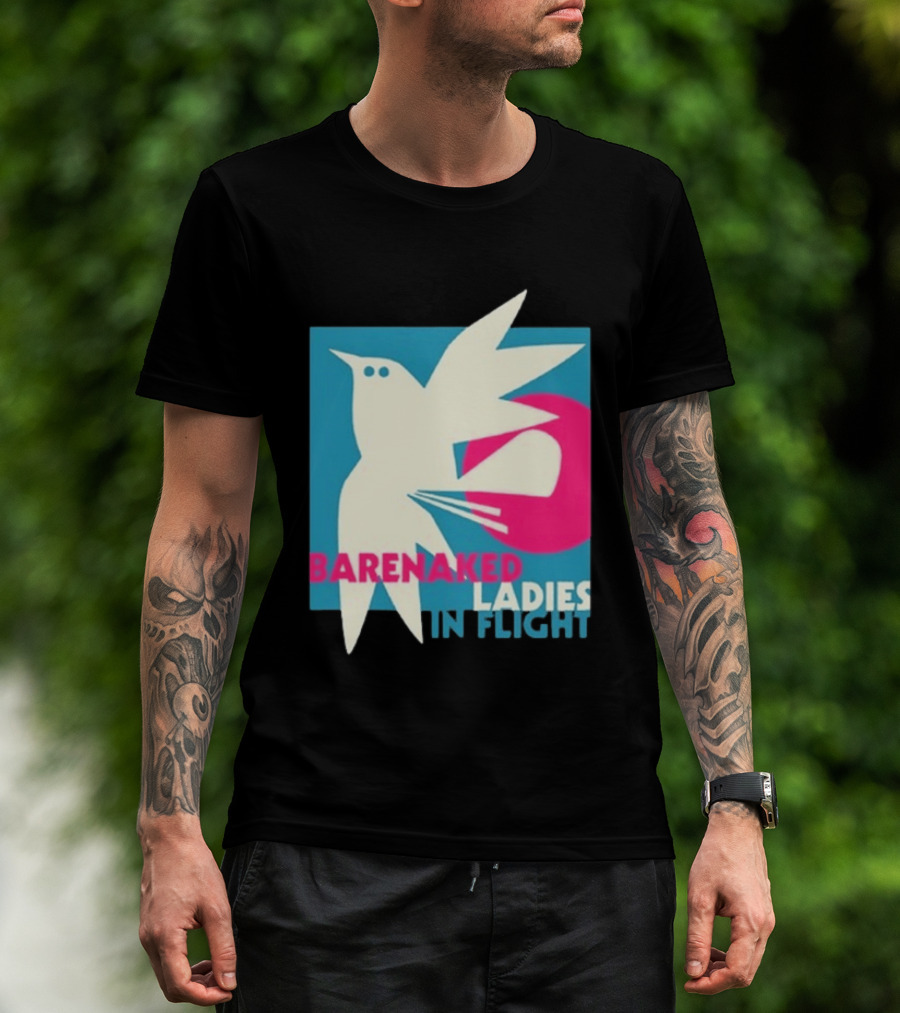 Barenaked Ladies In Flight Bird Tour 2024 Art Vintage Concert T-Shirt
