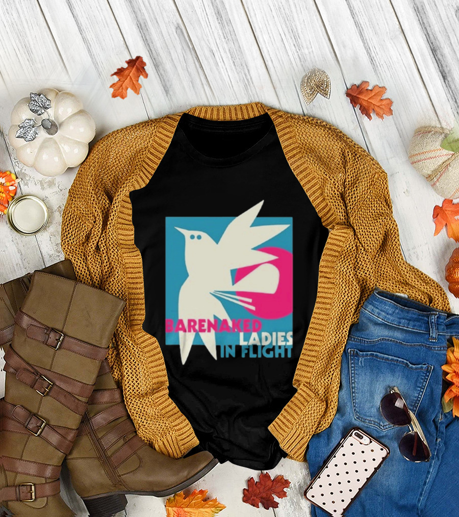 Barenaked Ladies In Flight Bird Tour 2024 Art Vintage Concert T-Shirt