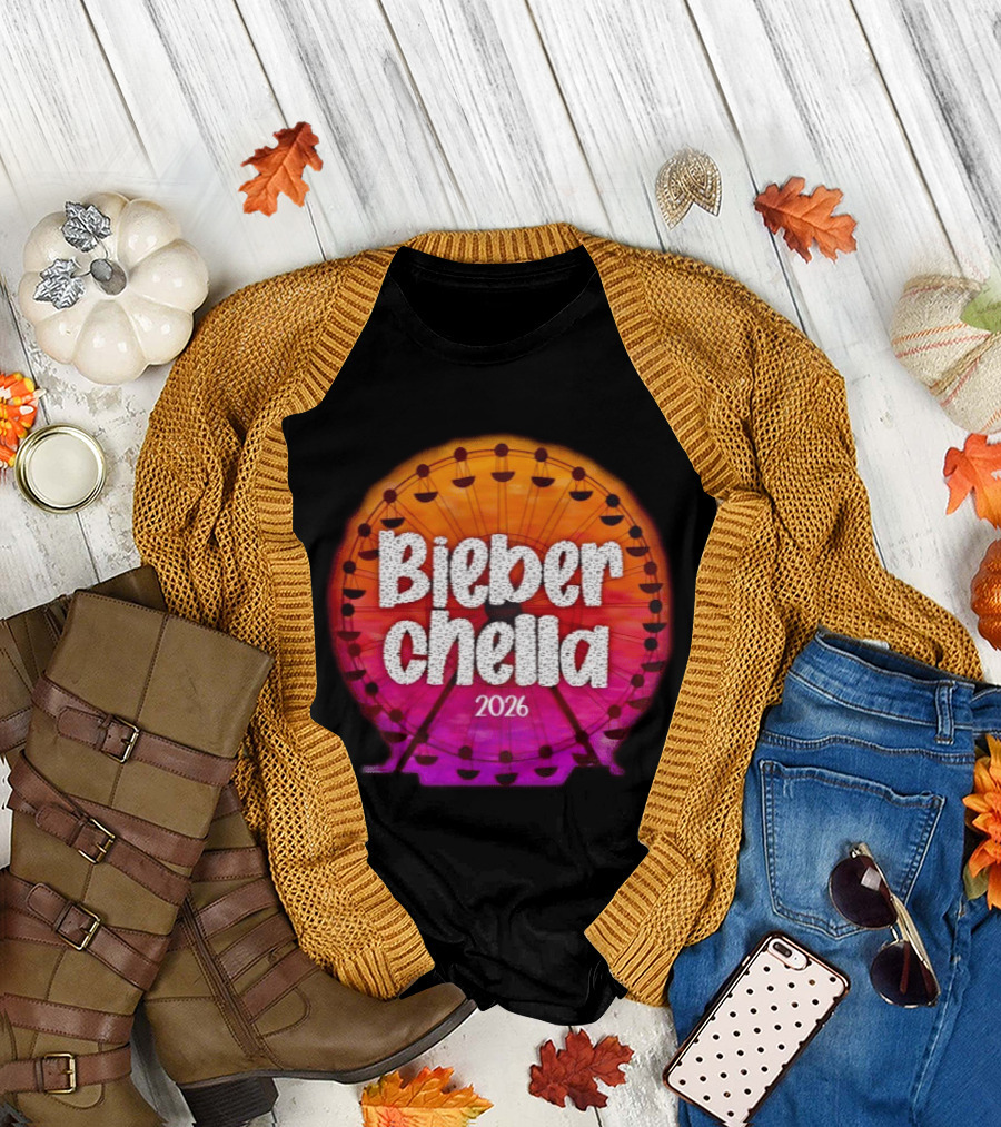 Bieberchella Coachella Ferris Wheel Summer Concert 2026 T-Shirt