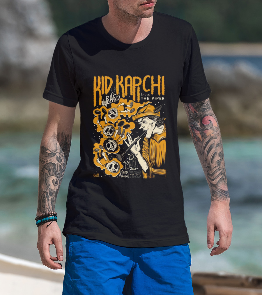 Kid Kapichi Unplugged Live The Piper July 19 20 2024 Semi Acoustic Hometown Show T-Shirt