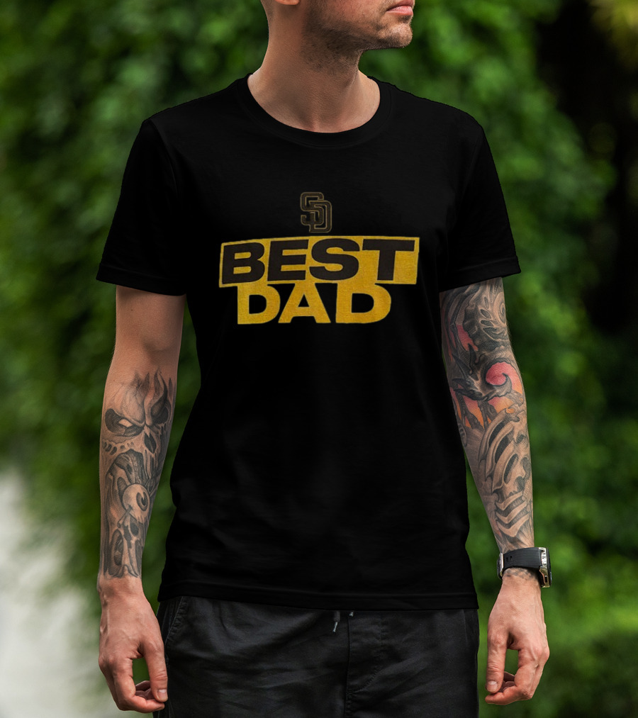 San Diego Padres Best Dad Father's Day MLB SD T-Shirt