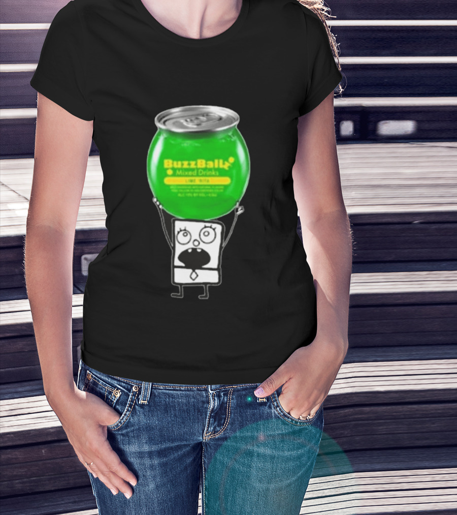 Doodlebob Lime Rita Buzzball Mixed Drinks T-Shirt