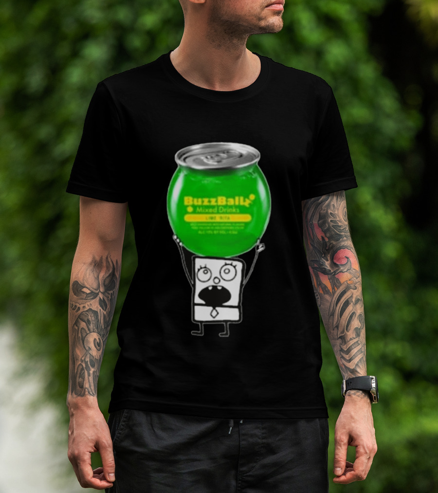 Doodlebob Lime Rita Buzzball Mixed Drinks T-Shirt