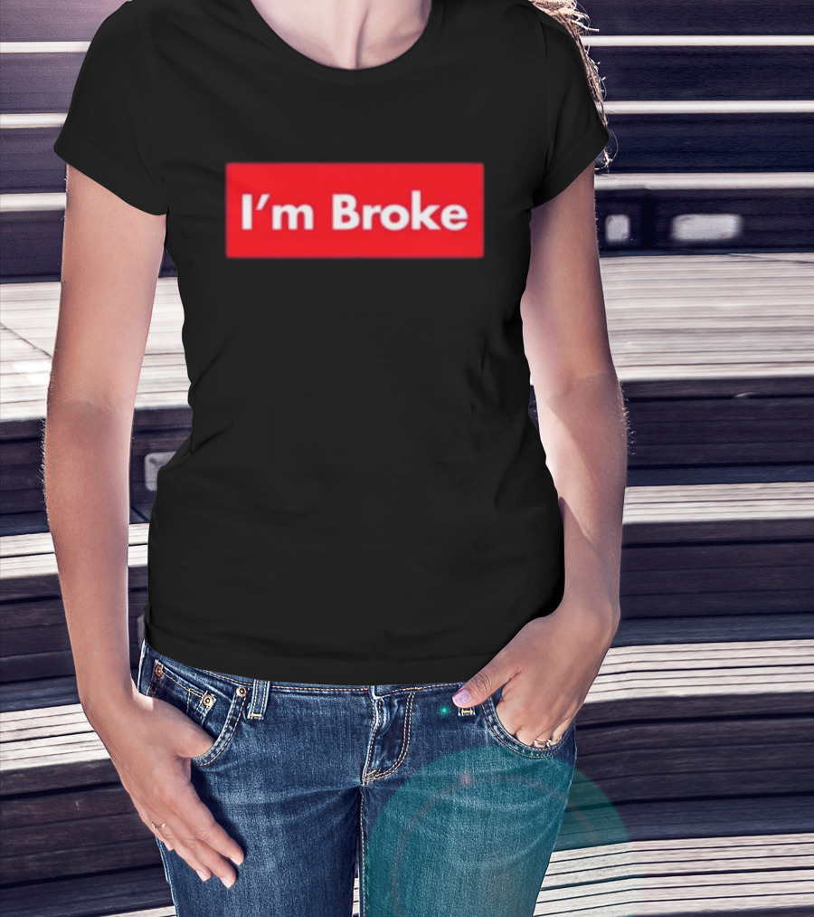 Terroriser I'm Broke Red Box T-Shirt
