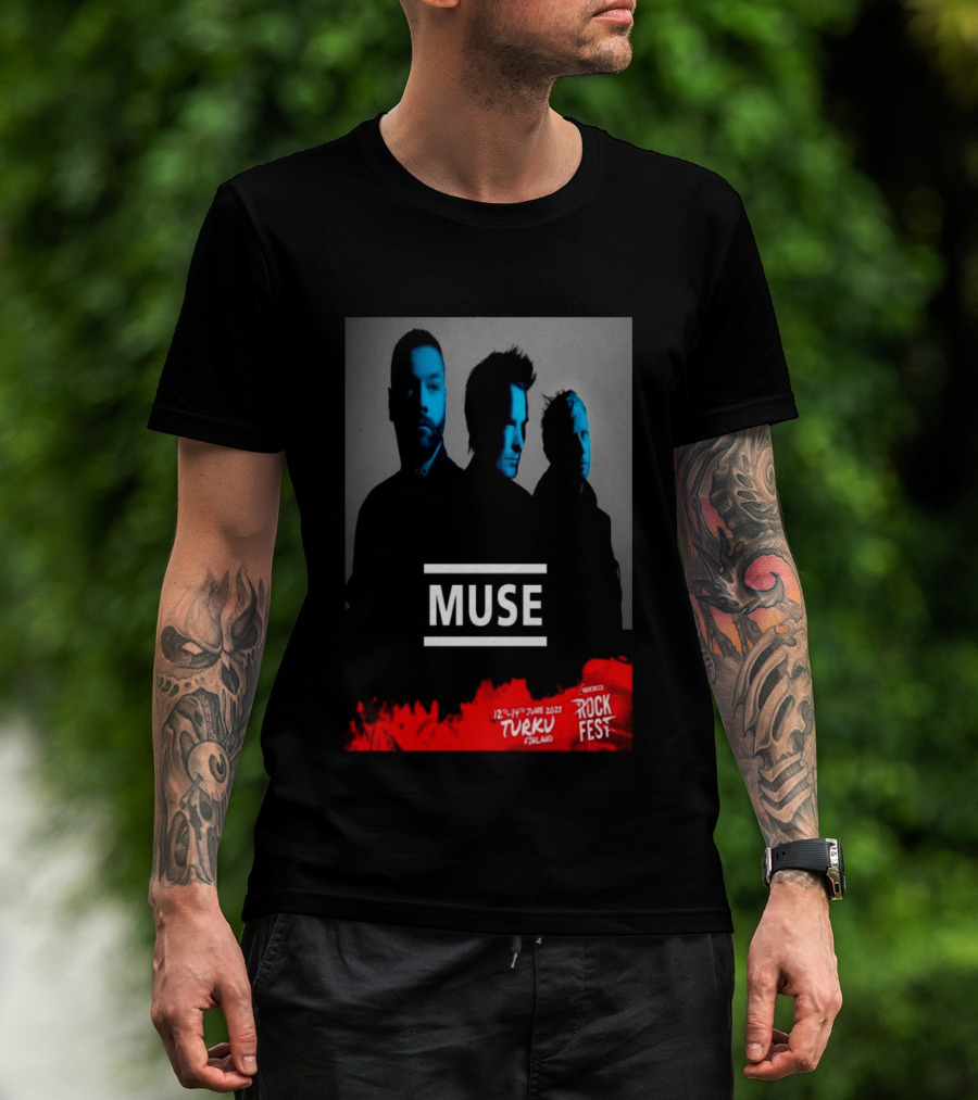 Muse Rockfest Turku 12th 14th June 2025 Finland T-Shirt