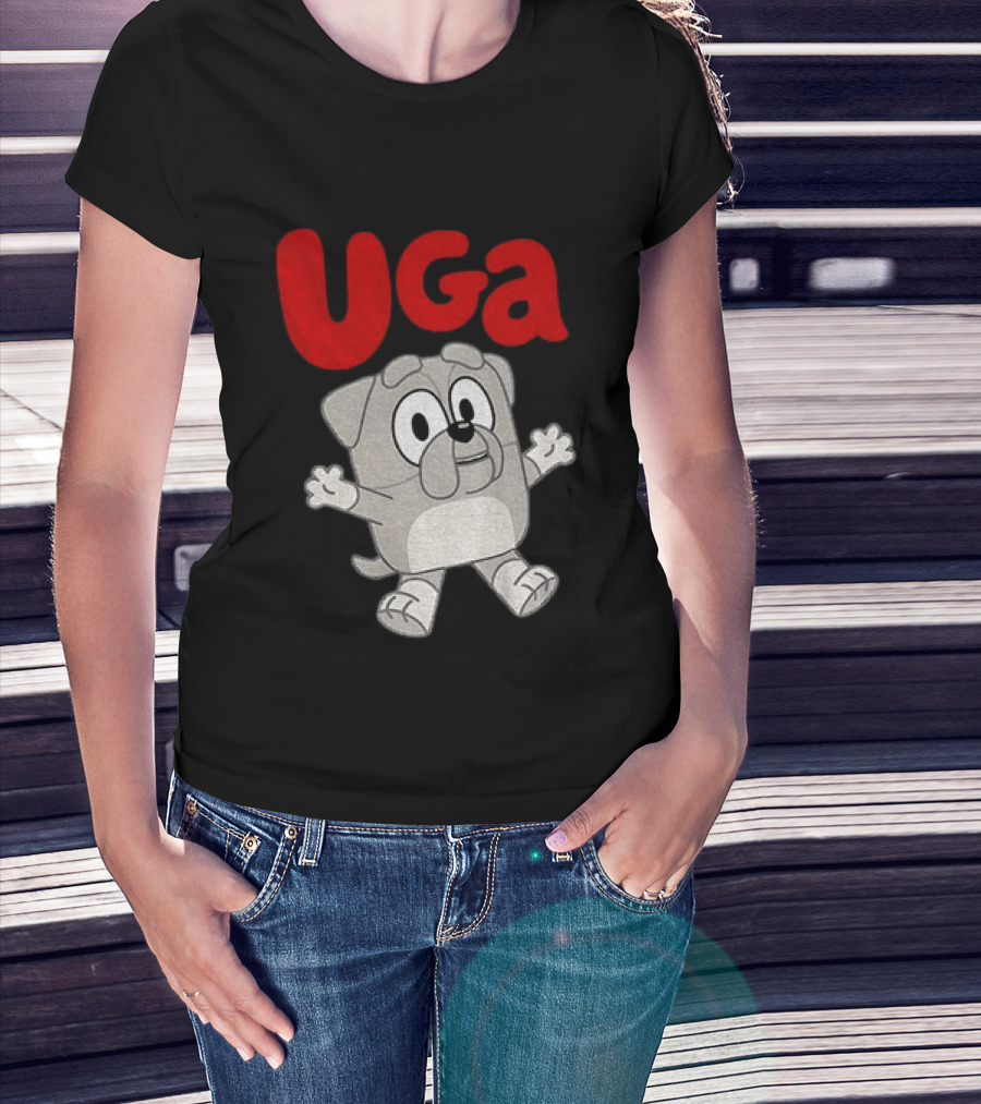 UGA Bulldogs Mascot Cartoon Graphic Game Day T-Shirt