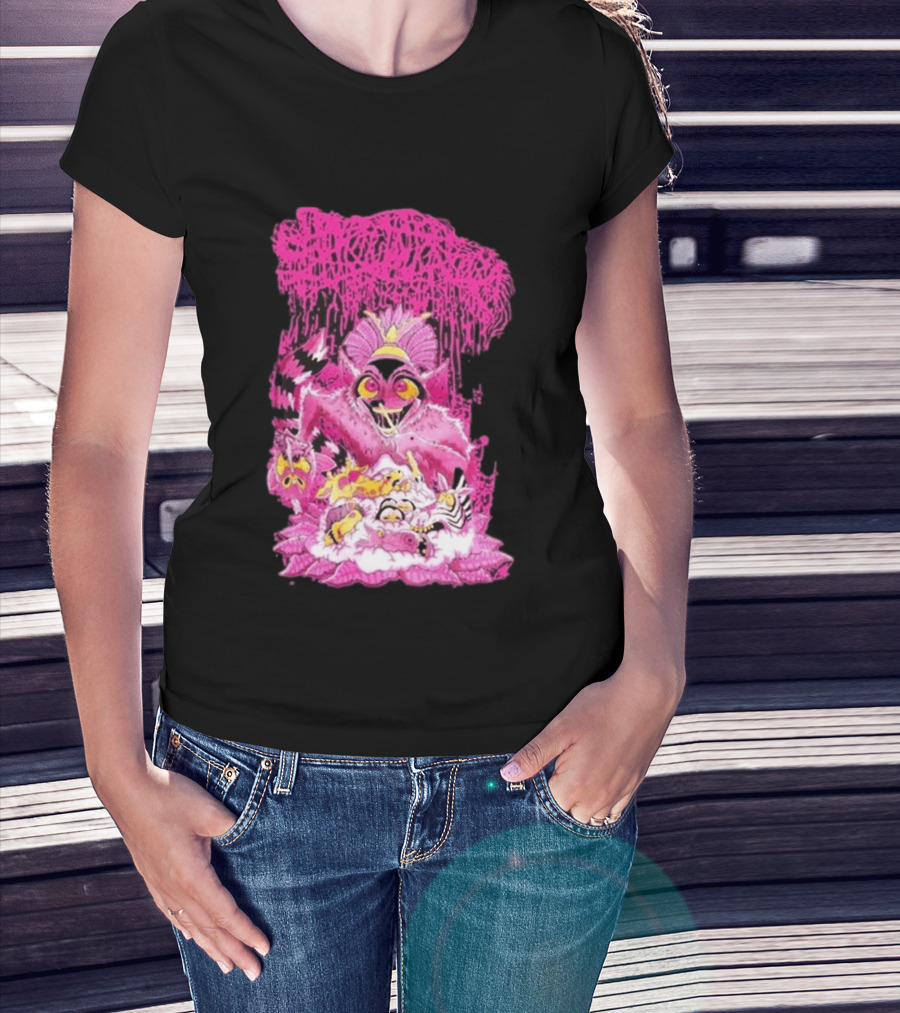 New Sanguisugabogg Pink Monster King Julian Purple T-Shirt
