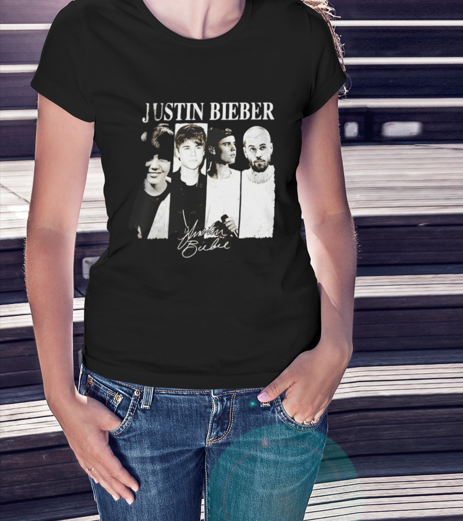 Justin Bieber Swag Evolution Signature Only Here T-Shirt