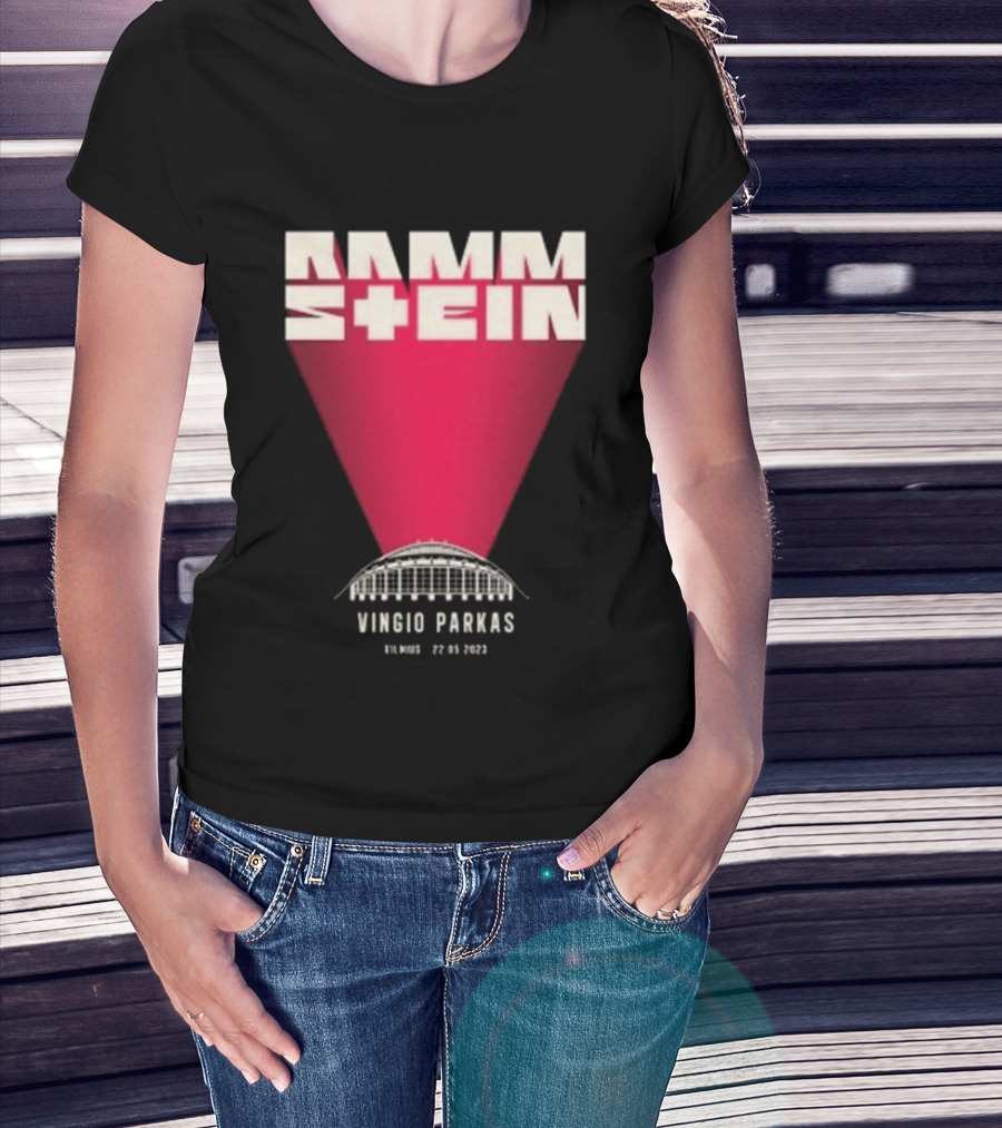 Rammstein Vingio Parkas Vilnius 22 05 2023 Tour Event T-Shirt