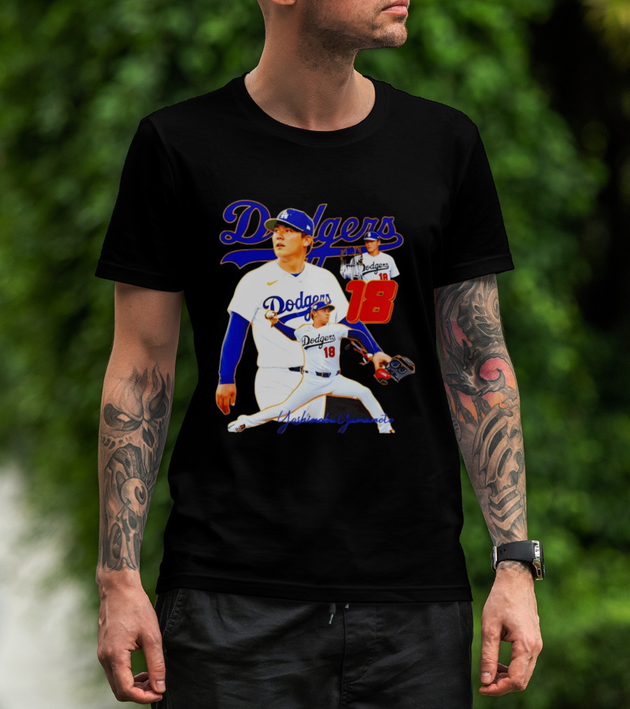 Los Angeles Dodgers Yoshinobu Yamamoto 18 Baseball 2026 T-Shirt