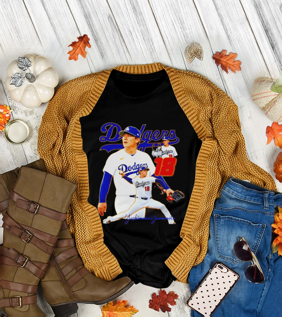 Los Angeles Dodgers Yoshinobu Yamamoto 18 Baseball 2026 T-Shirt