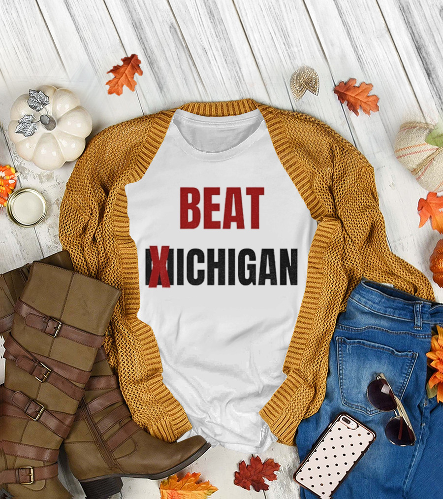 Beat Michigan Ohio State Buckeyes Football NCAA 2025 Rivalry Game T-Shirt
