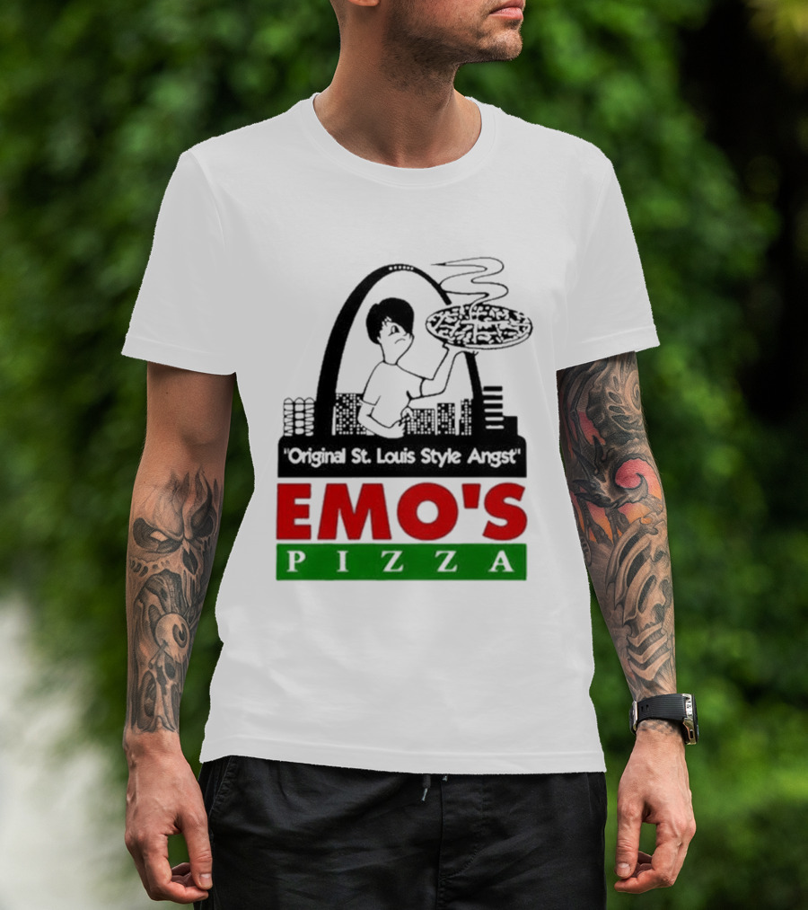 Original St. Louis Style Angst Emo's Pizza T-Shirt