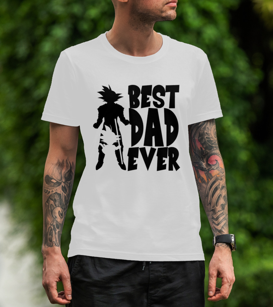 Best Dad Ever Goku Dragon Ball T-Shirt
