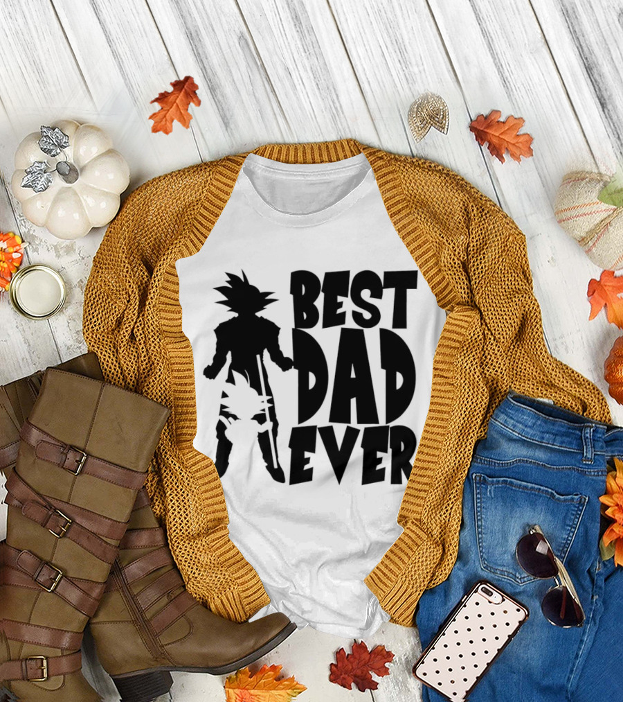 Best Dad Ever Goku Dragon Ball T-Shirt