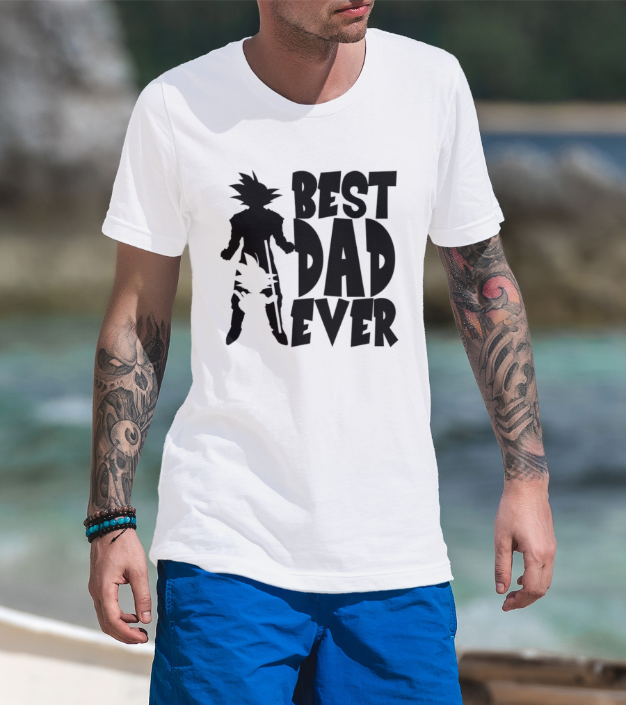 Best Dad Ever Goku Dragon Ball T-Shirt