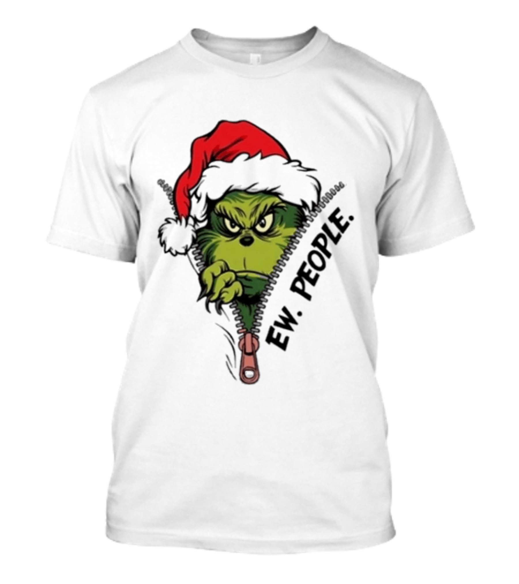 Ew People Grinch Christmas 2025 Holiday Humor T-Shirt