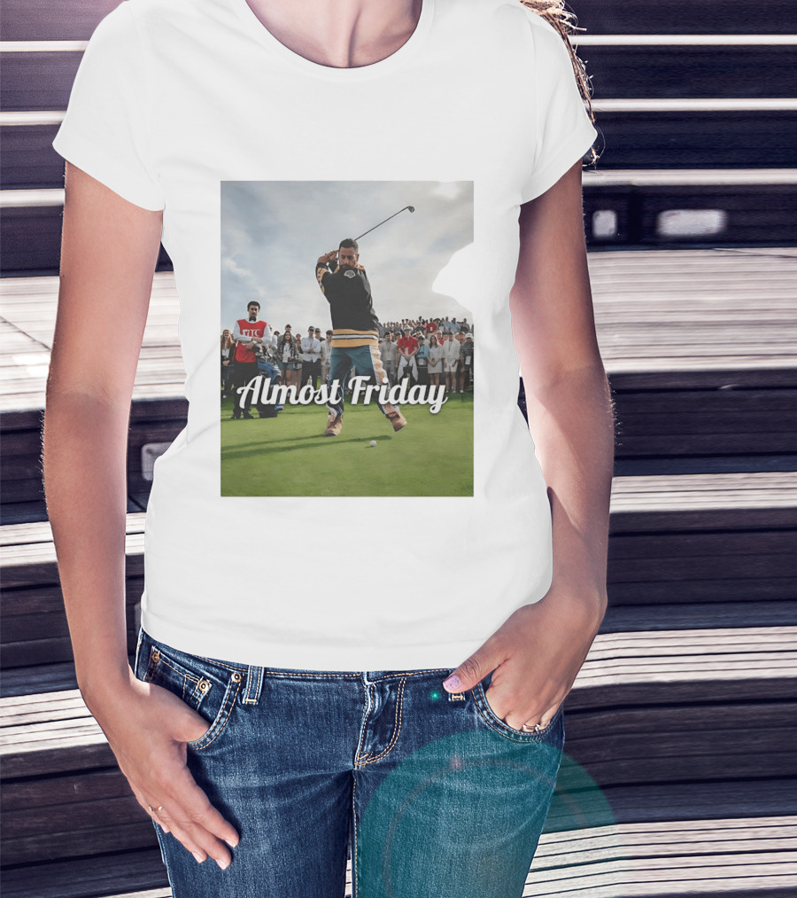 Happy Gilmore Almost Friday Hockey Golf Scene T-Shirt