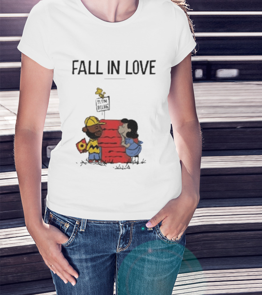 Fall In Love J Dilla Slum Village Lucy Peanuts T-Shirt