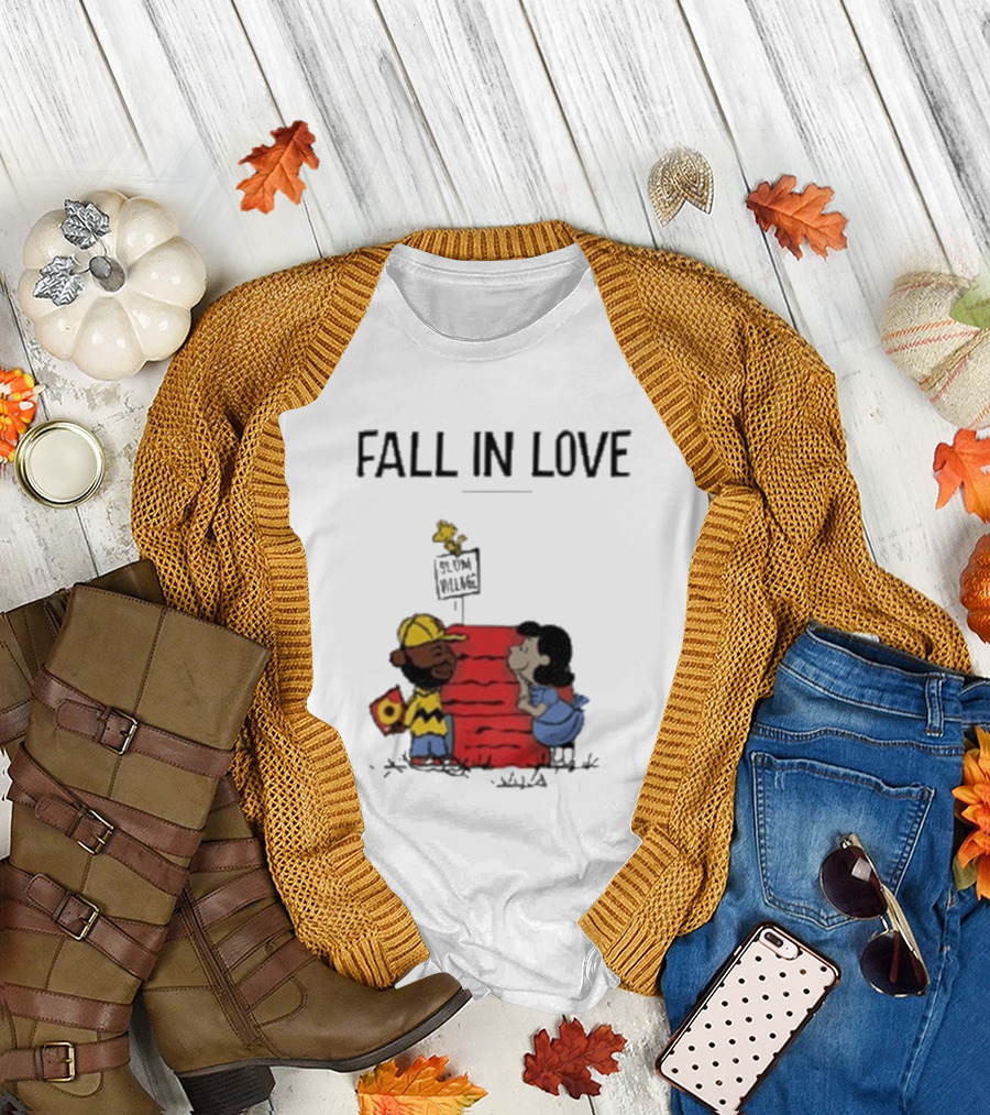 Fall In Love J Dilla Slum Village Lucy Peanuts T-Shirt