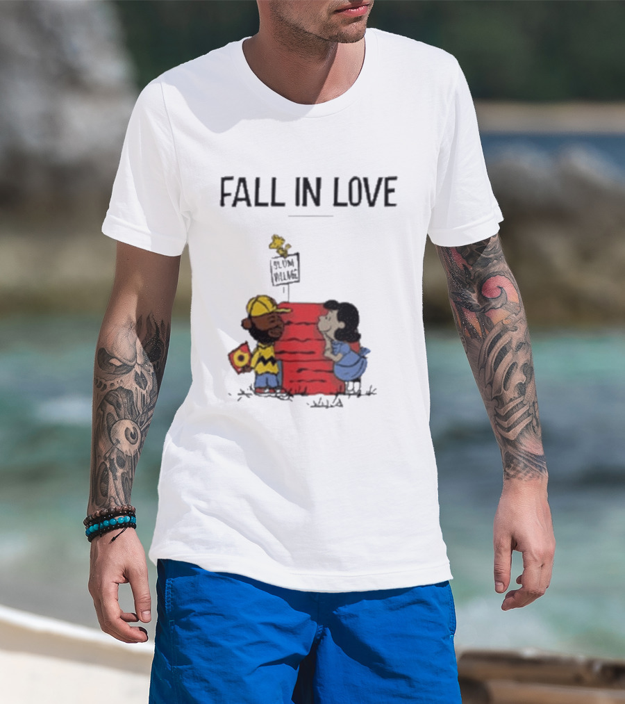 Fall In Love J Dilla Slum Village Lucy Peanuts T-Shirt