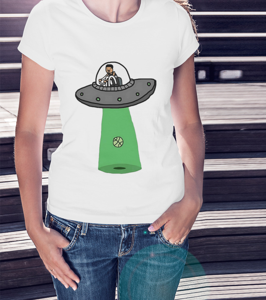 San Antonio Spurs Victor Wembanyama Wemby Extraterrestrial UFO Basketball T-Shirt