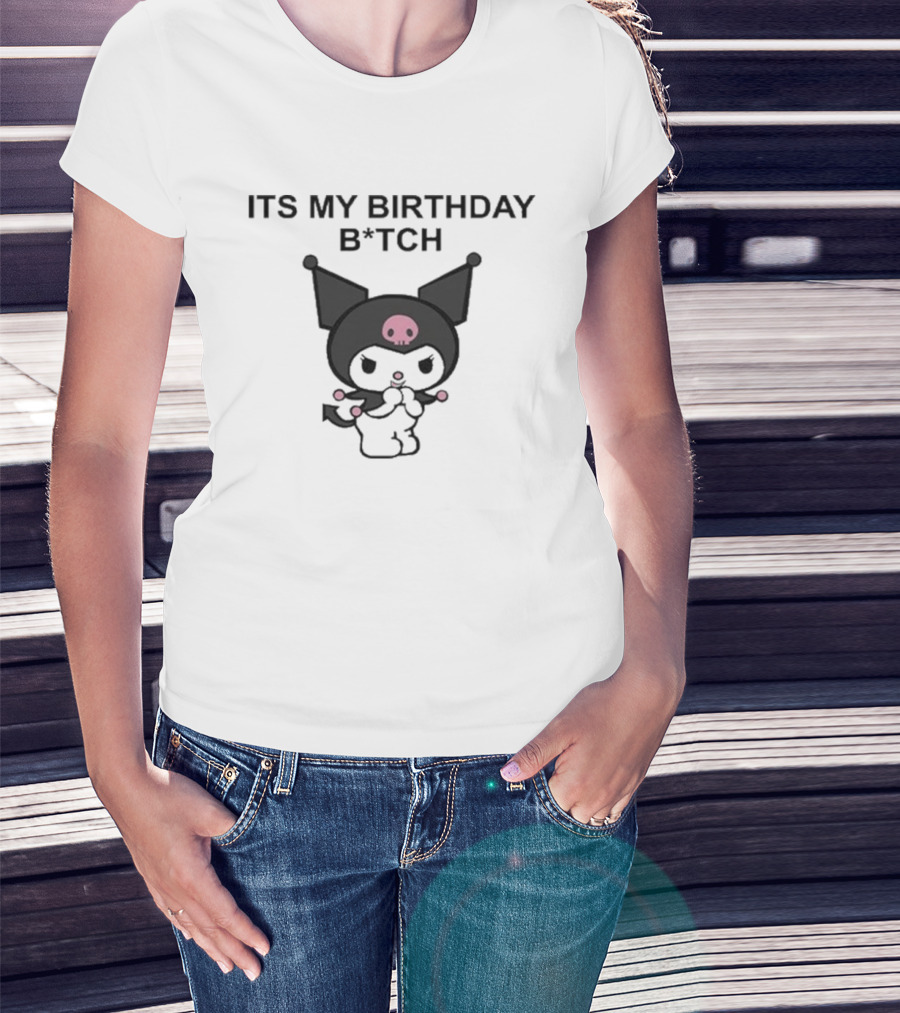 Saweetie It's My Birthday Bitch Kuromi Character Celebration T-Shirt