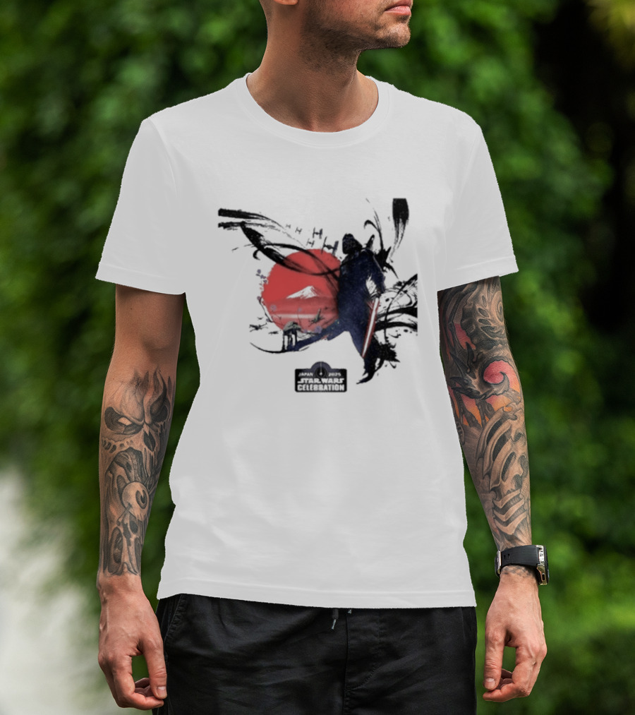 Star Wars Celebration Japan 2025 April 18 20 Darth Vader Samurai Sunburst T-Shirt