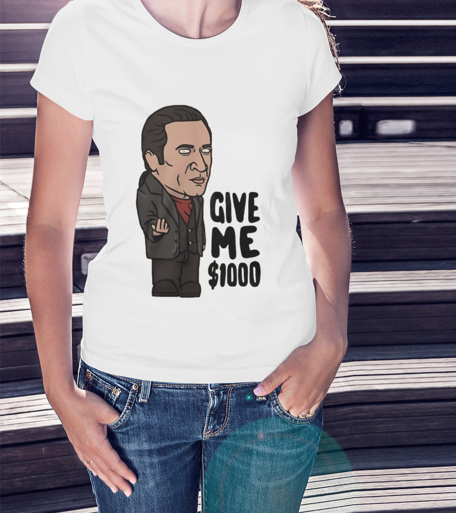 The Sopranos Furio Giunta Cartoon Give Me $1000 T-Shirt