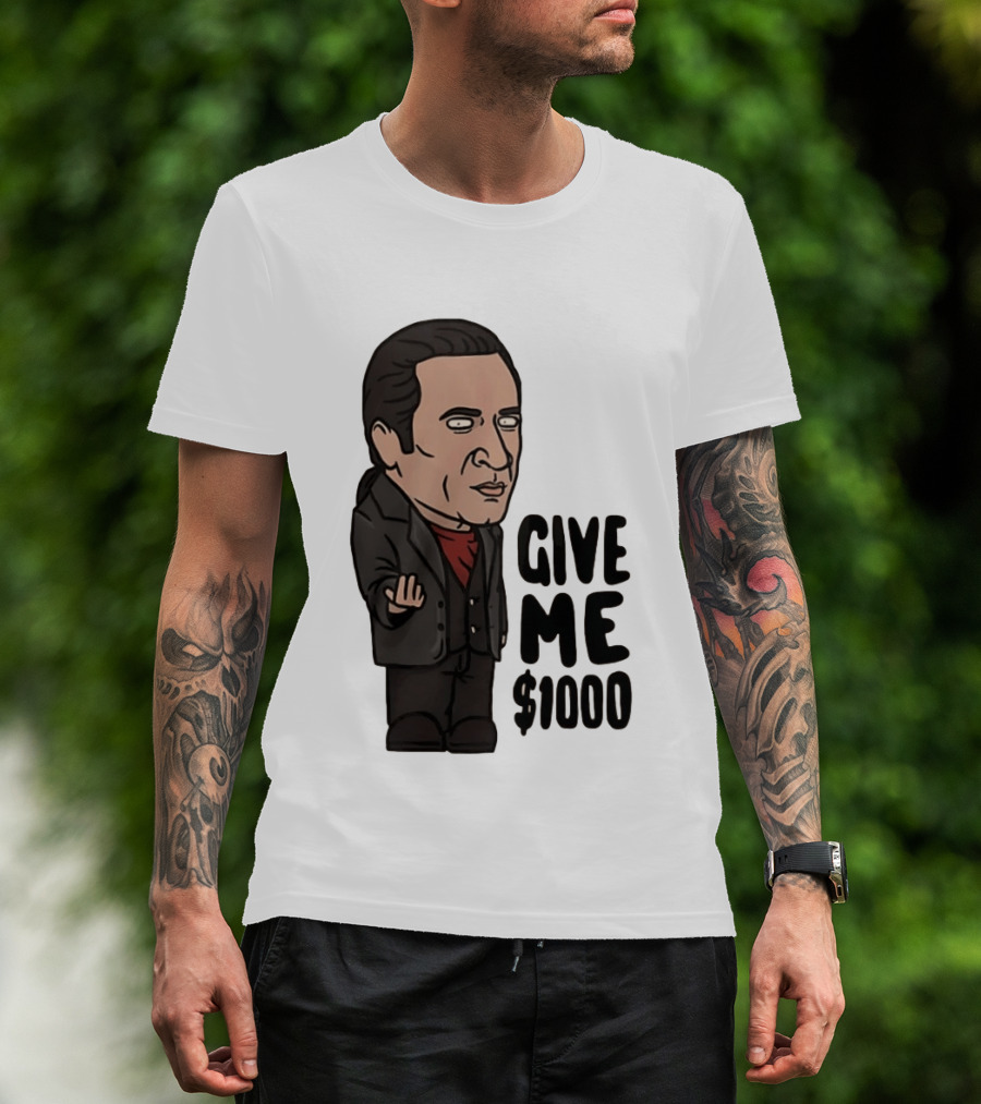 The Sopranos Furio Giunta Cartoon Give Me $1000 T-Shirt