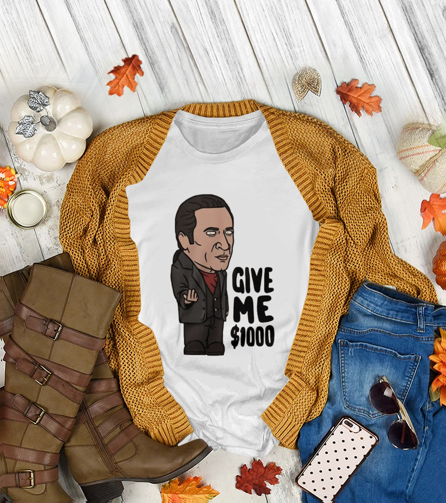 The Sopranos Furio Giunta Cartoon Give Me $1000 T-Shirt