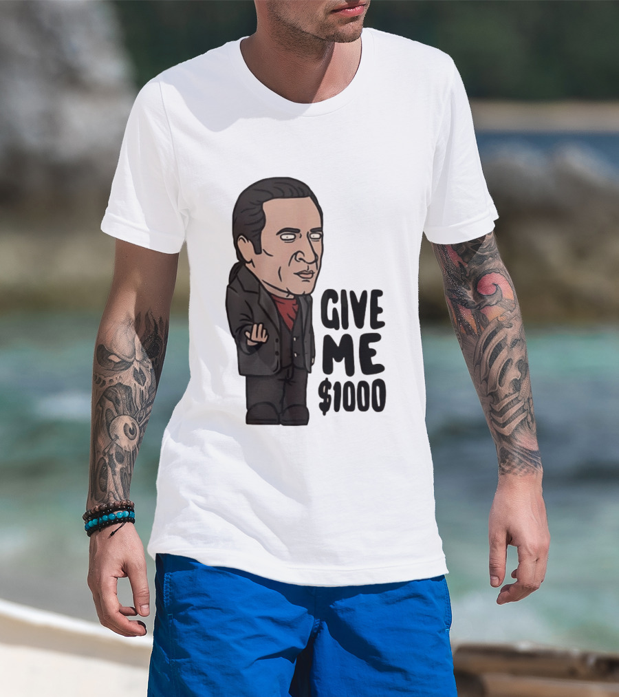 The Sopranos Furio Giunta Cartoon Give Me $1000 T-Shirt