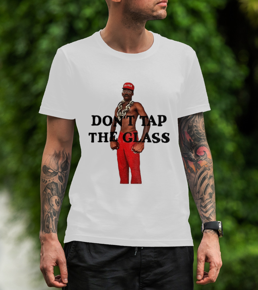 Tyler The Creator Don't Tap The Glass Red Pants Chain Glasses T-Shirt