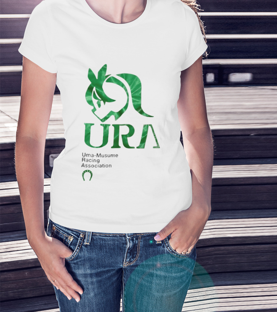Uma Musume Racing Association URA Green Horse T-Shirt