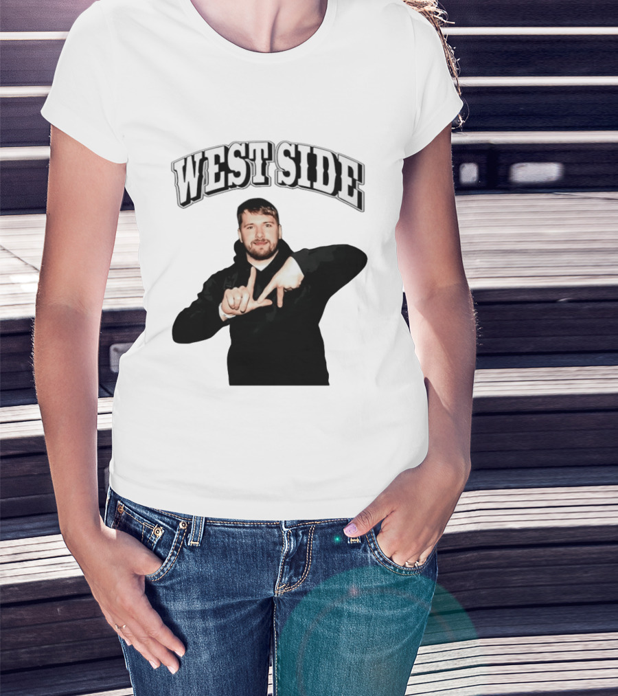 Luka Doncic Westside LA Hand Lakers T-Shirt