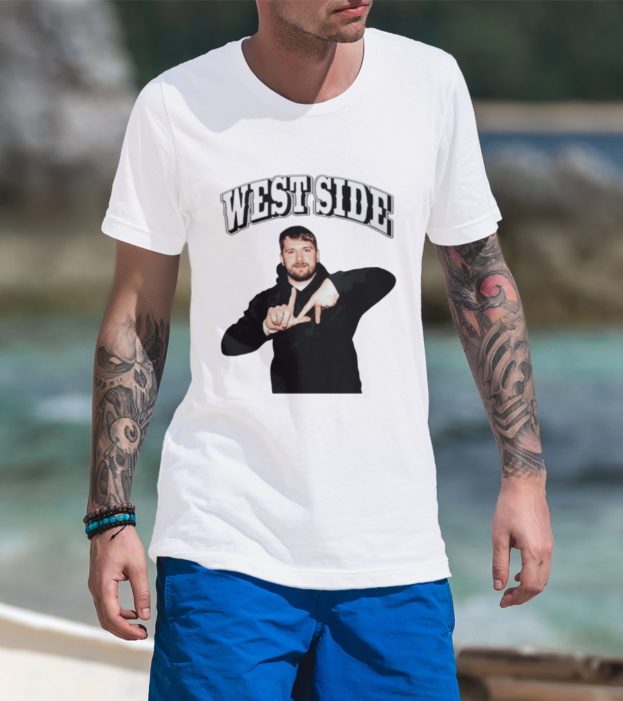 Luka Doncic Westside LA Hand Lakers T-Shirt