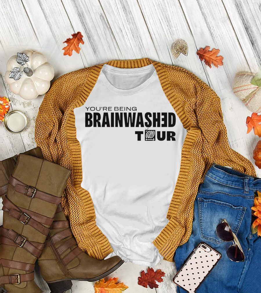You're Being Brainwashed Tour TV Swirl T-Shirt