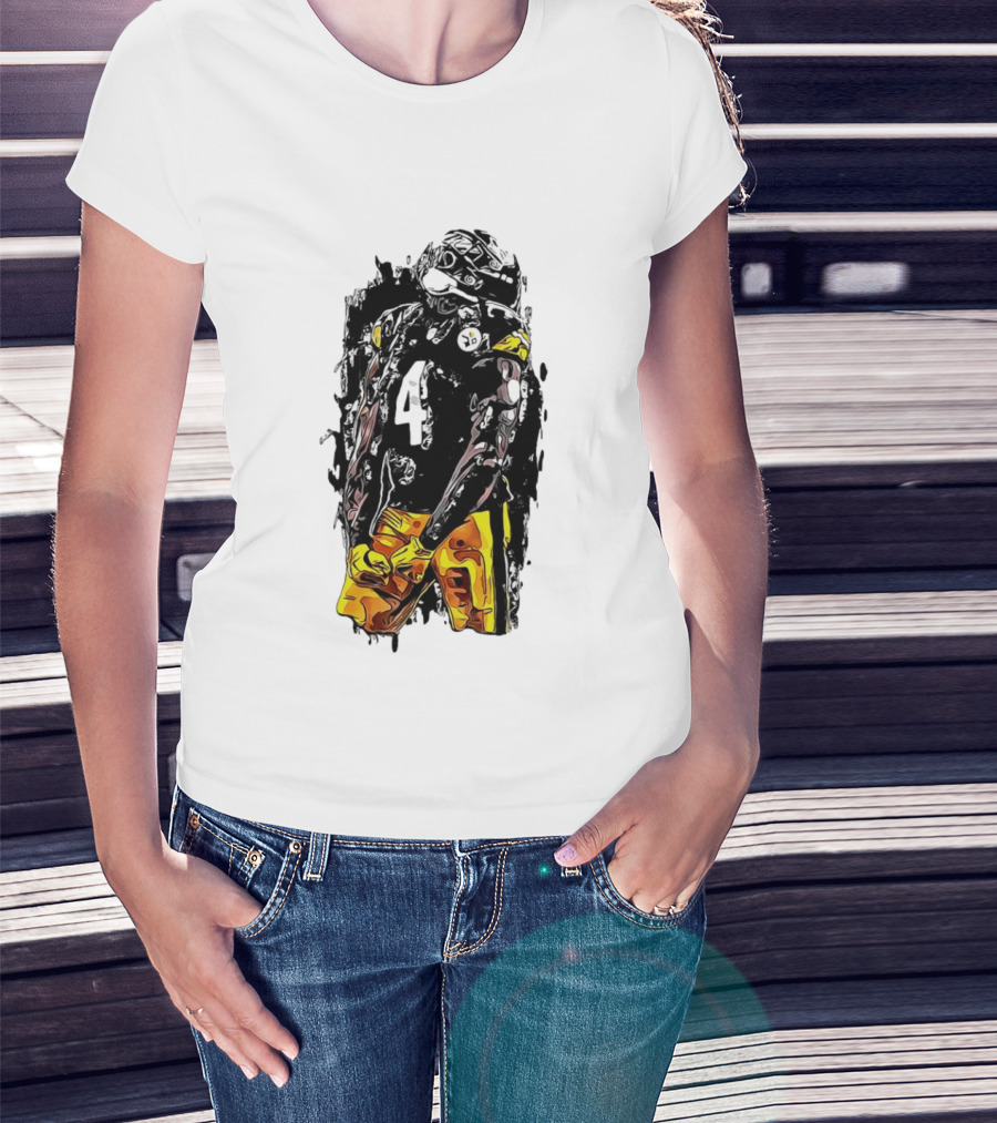 Zecharius Metcalf Metcalf Pittsburgh Steelers Black And Gold 4 DK T-Shirt