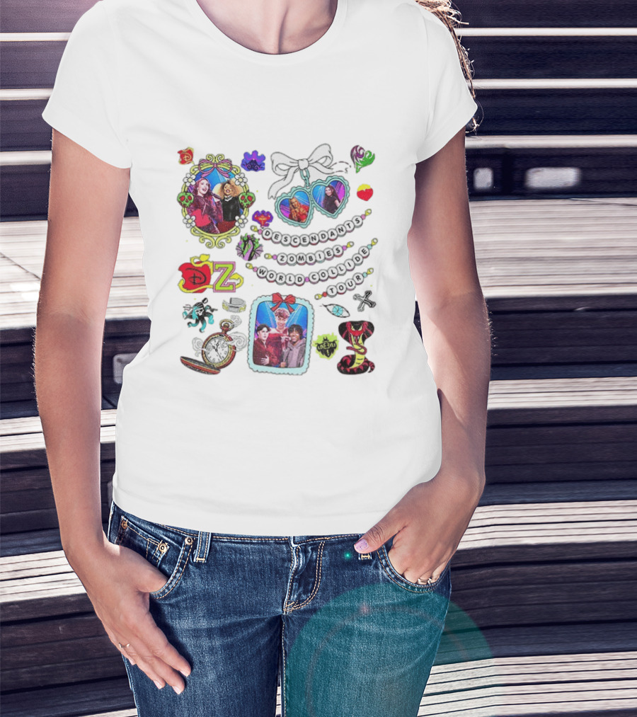 Descendants Zombies World Collide Tour T-Shirt
