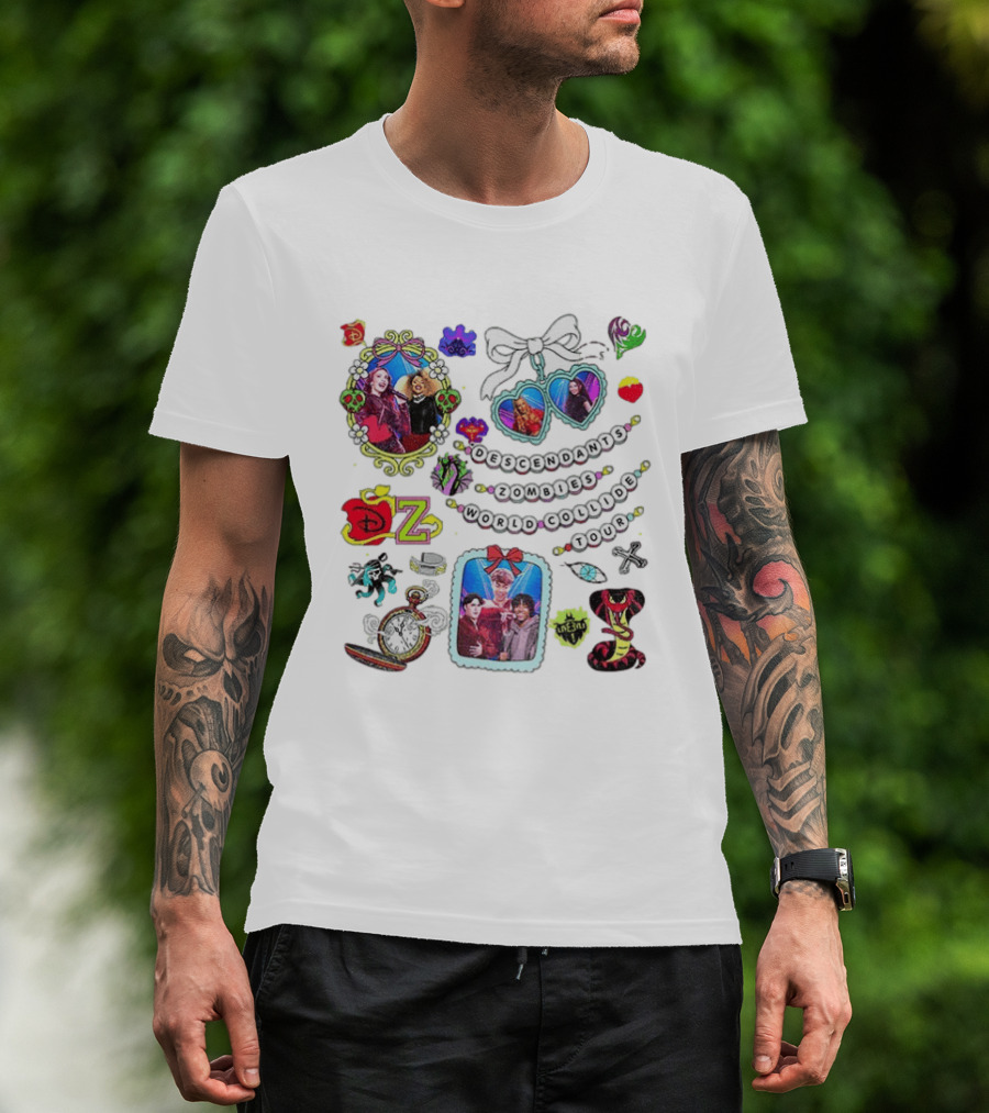 Descendants Zombies World Collide Tour T-Shirt