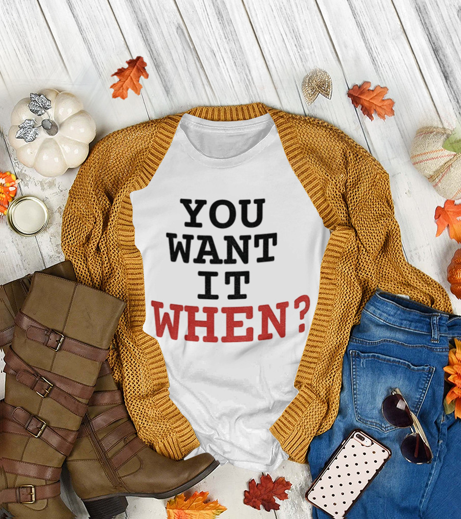 Zootopia Flash The Sloth You Want It When? T-Shirt