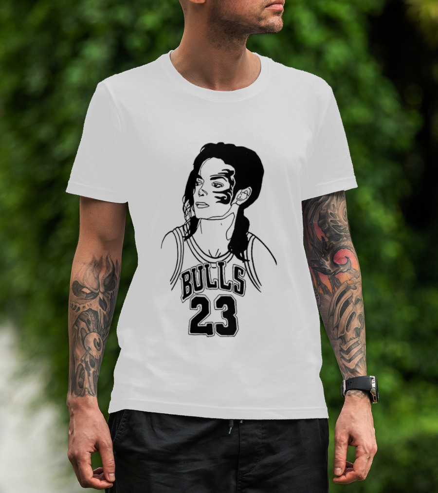 Chicago Bulls 23 Triple Mike Jordan Jackson Tyson Mashup T-Shirt