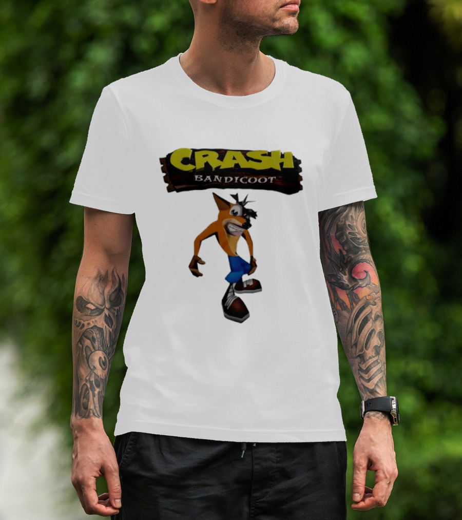 Crash Bandicoot Video Game Classic Gaming T-Shirt